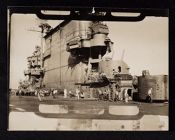 Hellcat accident on ship. 